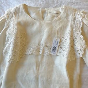 NWT Loeffler Randall Linen Top